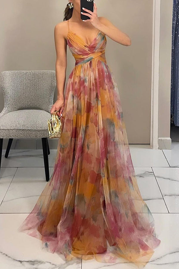Women's Elegance Stunning Summer Floral Maxi Dress